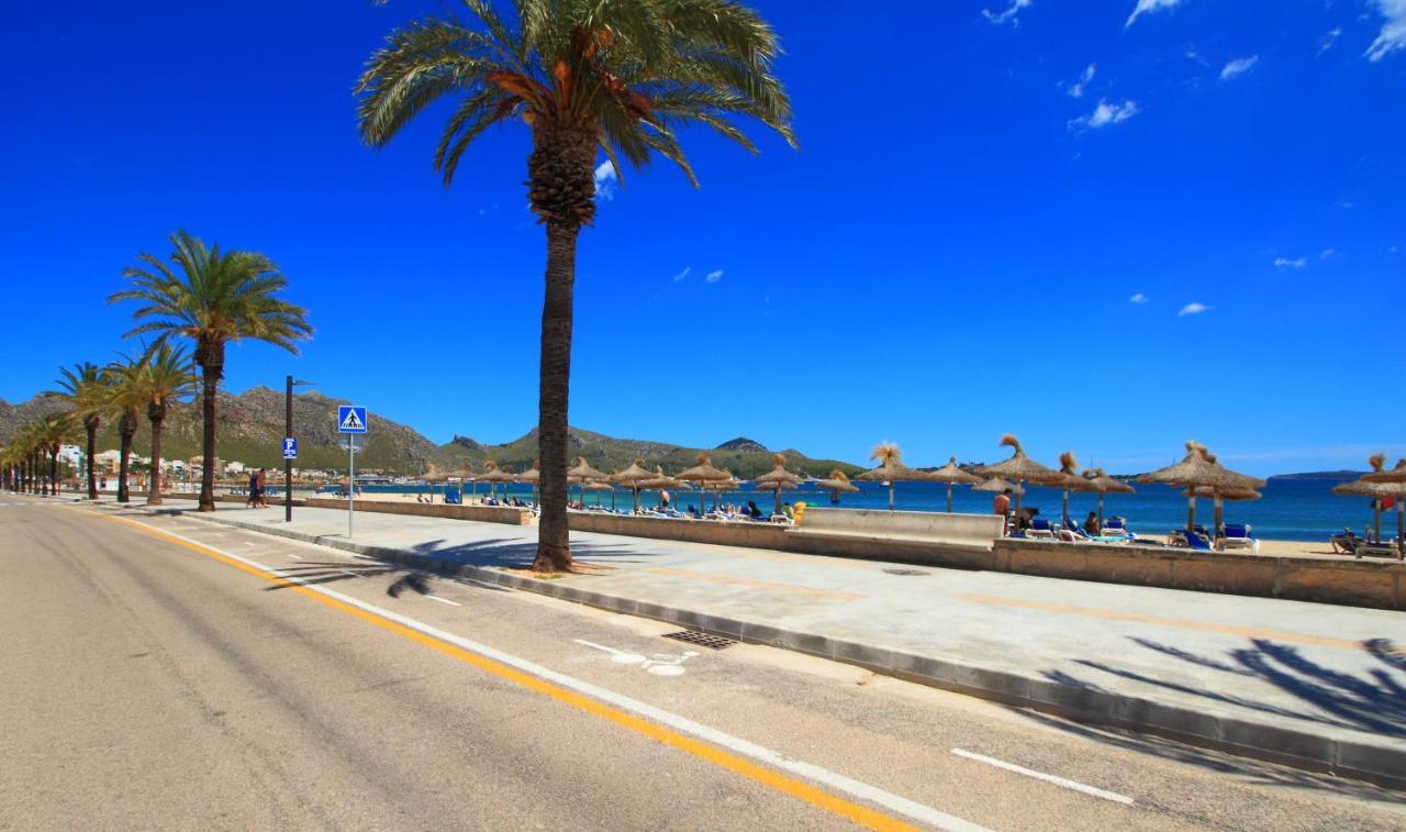 Family Seafront Apt Fantastic Seaview Pollença Esterno foto